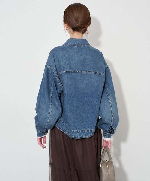 Levi's/リーバイス SLOBE別注 BALLOON SLEEVE TRACKER デニム