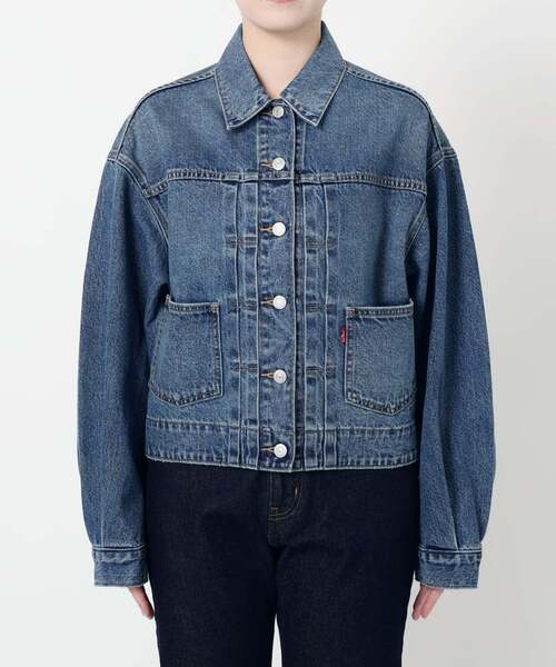 Levi's/リーバイス SLOBE別注 BALLOON SLEEVE TRACKER デニム