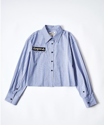 RUMCHE（ラムシェ）の「RUMCHE×VAN Embroidery Cropped Shirt / エンブロイダリークロップドシャツ（シャツ/ブラウス）」