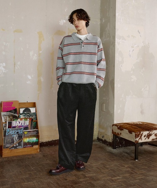 Bleme(ブレム)の「ダブルタック ヘビーコーデュロイ グルカパンツ(その他パンツ・メンズ・ブラック/ブラウン/カーキ・M/S/XL/L)」の16枚目の写真