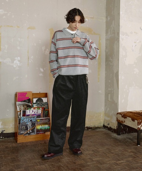 Bleme(ブレム)の「ダブルタック ヘビーコーデュロイ グルカパンツ(その他パンツ・メンズ・ブラック/ブラウン/カーキ・M/S/XL/L)」の17枚目の写真