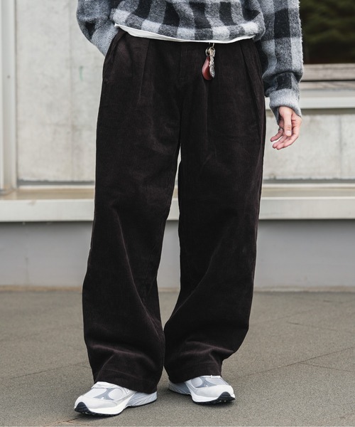 Bleme(ブレム)の「ダブルタック ヘビーコーデュロイ グルカパンツ(その他パンツ・メンズ・ブラック/ブラウン/カーキ・M/S/XL/L)」の7枚目の写真