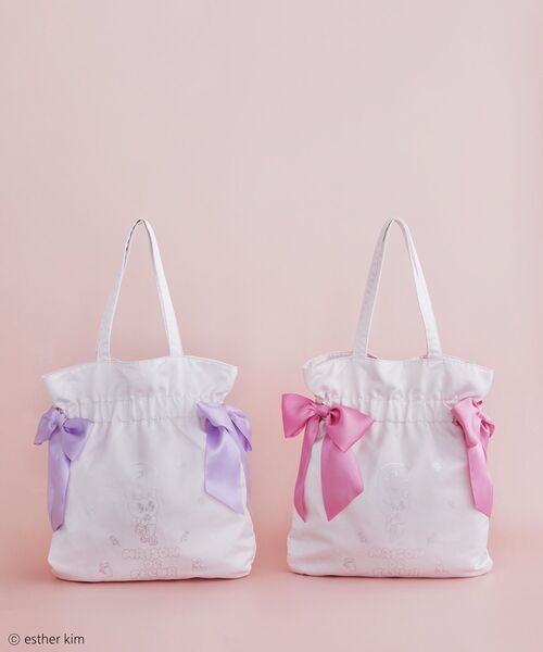MaisondeFLEUR EstherBunny スクエアトートバッグ ピンク Maison de FLEUR × Esther Bunnyスクエアトートバッグ - メルカリ