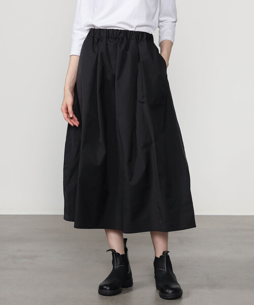 LE GLAZIK（ルグラジック）の「LE GLAZIK | メモリーツイル タックスカート WOMEN（スカート・レディース・ブラック・36）」の11枚目の写真