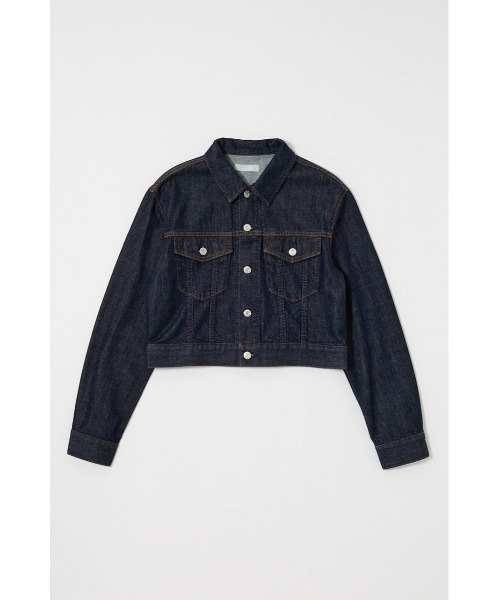 MOUSSY（マウジー）の「【25年AW新作】TENCEL(TM) DENIM ショートジャケット（デニムジャケット・レディース・ワンウォッシュ/ライトブルー・FREE）」の2枚目の写真