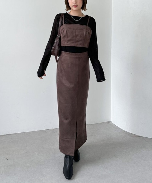archives(アルシーヴ)の「シアーリブカットTOPS(Tシャツ/カットソー・レディース・アイボリー/ブラック/グレー・MEDIUM)」の21枚目の写真