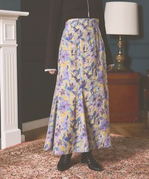 mysty woman | アンティークフラワースカート　582115(スカート)