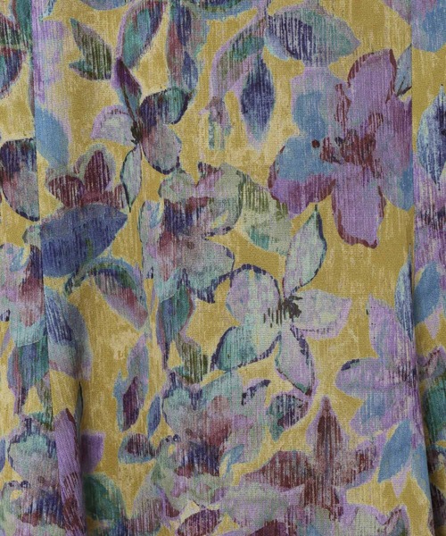 mysty woman（ミスティウーマン）の「アンティークフラワースカート　582115（スカート・レディース・ブラック/イエロー/ホワイト系その他・FREE）」の16枚目の写真