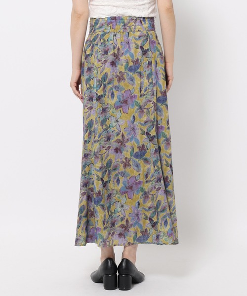 mysty woman（ミスティウーマン）の「アンティークフラワースカート　582115（スカート・レディース・ブラック/イエロー/ホワイト系その他・FREE）」の15枚目の写真