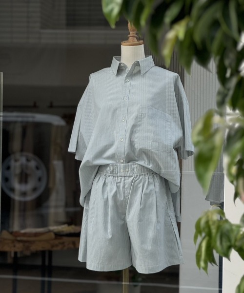 CASA FLINE(カーサフライン)の「3ピースセットアップ(Tシャツ/カットソー・レディース・ストライプ・FREE)」の1枚目の写真