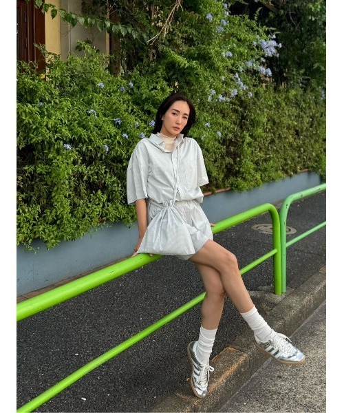 CASA FLINE(カーサフライン)の「3ピースセットアップ(Tシャツ/カットソー・レディース・ストライプ・FREE)」の6枚目の写真