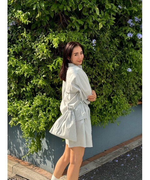 CASA FLINE(カーサフライン)の「3ピースセットアップ(Tシャツ/カットソー・レディース・ストライプ・FREE)」の4枚目の写真