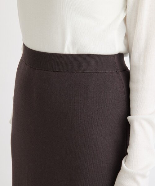 RIVE DROITE（リヴドロワ）の「【キャッチーなアイテム】スカートドッキングニットパンツ（その他パンツ・レディース・ブラック/ブラウン・38/36）」の7枚目の写真