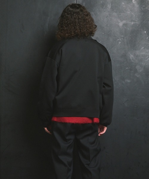 MAISON SPECIAL（メゾンスペシャル）の「《UNISEX》Prime-Over Double Pocket Knit Zip Blouson/プライムオーバーダブルポケットニットジップブルゾン【MAISON SPECIAL/メゾンスペシャル】（ブルゾン・メンズ・アイボリー/ブラック/バーガンディー・0/1/2）」の20枚目の写真