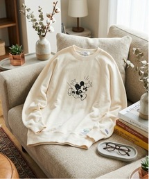 Disney（ディズニー）の「【DISCUS ATHLETIC/ディスカス アスレチックXDISNEY/ディズニー】レトロミッキープリントコラボ裏毛スウェット（スウェット）」