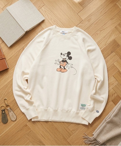 Disney(ディズニー)の「【DISCUS ATHLETIC/ディスカス アスレチックXDISNEY/ディズニー】レトロミッキープリントコラボ裏毛スウェット(スウェット・レディース・グレー系その他2/グレー系その他3/グレー系その他4/ホワイト系その他3/ホワイト系その他2/ホワイト系その他4/ホワイト/杢グレー・MEDIUM/LARGE)」の5枚目の写真