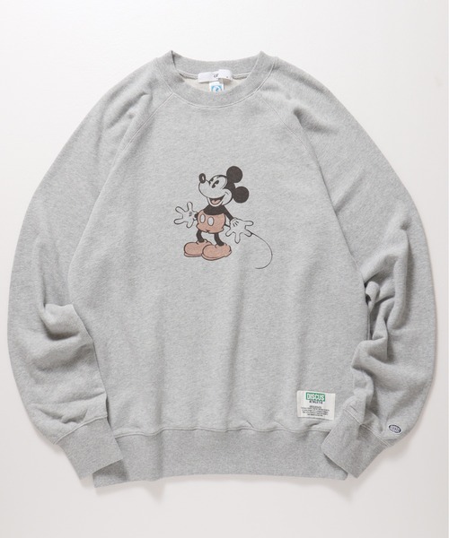 Disney(ディズニー)の「【DISCUS ATHLETIC/ディスカス アスレチックXDISNEY/ディズニー】レトロミッキープリントコラボ裏毛スウェット(スウェット・レディース・グレー系その他2/グレー系その他3/グレー系その他4/ホワイト系その他3/ホワイト系その他2/ホワイト系その他4/ホワイト/杢グレー・MEDIUM/LARGE)」の13枚目の写真
