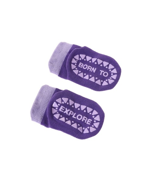 THE NORTH FACE(ザノースフェイス)の「THE NORTH FACE B Nuptse Leg Warmer&Socks Set NNB82410(ソックス/靴下・キッズ・ブルー/ベージュ/パープル・FREE)」の8枚目の写真