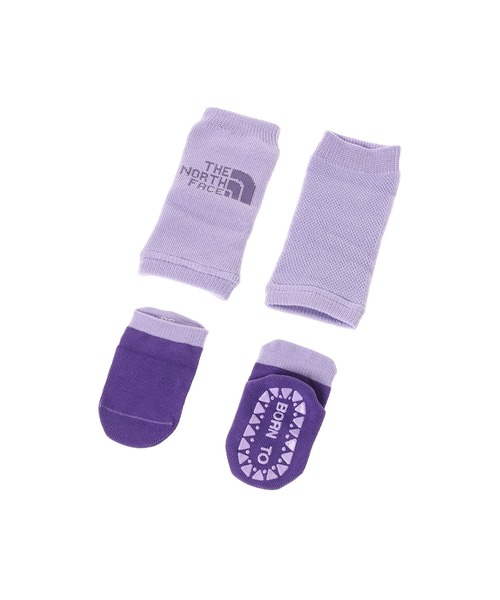 THE NORTH FACE(ザノースフェイス)の「THE NORTH FACE B Nuptse Leg Warmer&Socks Set NNB82410(ソックス/靴下・キッズ・ブルー/ベージュ/パープル・FREE)」の12枚目の写真