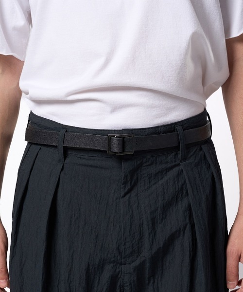 wjk(ダヴルジェイケイ)の「mko13196- W-ring long belt ベルト(8986 bl44h)(ベルト・メンズ・ブラック/グレー・FREE)」の8枚目の写真