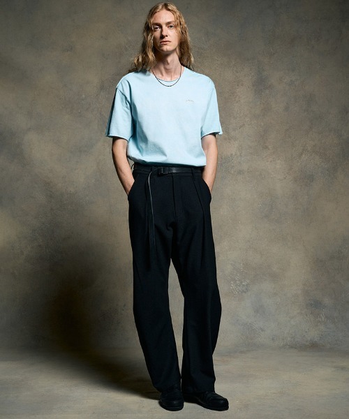 wjk(ダヴルジェイケイ)の「mko13196- W-ring long belt ベルト(8986 bl44h)(ベルト・メンズ・ブラック/グレー・FREE)」の9枚目の写真