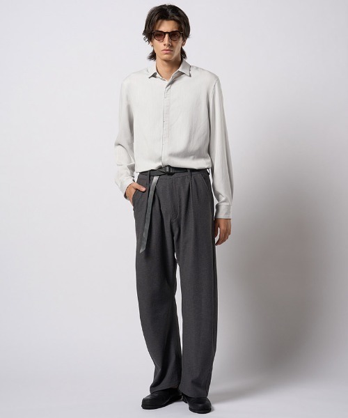 wjk(ダヴルジェイケイ)の「mko13196- W-ring long belt ベルト(8986 bl44h)(ベルト・メンズ・ブラック/グレー・FREE)」の13枚目の写真