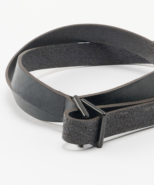 wjk(ダヴルジェイケイ)の「mko13196- W-ring long belt ベルト(8986 bl44h)(ベルト・メンズ・ブラック/グレー・FREE)」の15枚目の写真