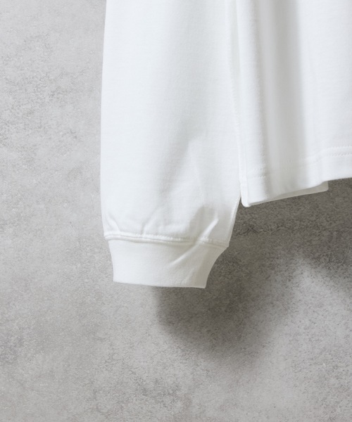 PREMIUM COTTON NUMBERING LOGO FOOTBALL L/S T-SHIRT