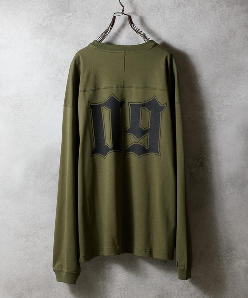 ★KKKページ★ PREMIUM COTTON NUMBERING LOGO FOOTBALL L/S T-SHIRT