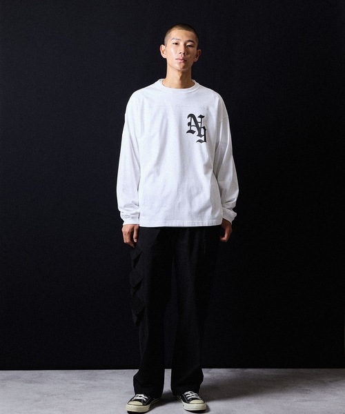 PREMIUM COTTON NUMBERING LOGO FOOTBALL L/S T-SHIRT / プレミアム