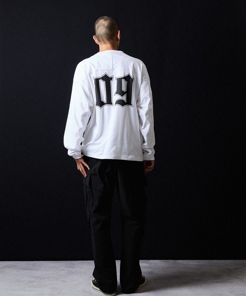 PREMIUM COTTON NUMBERING LOGO FOOTBALL L/S T-SHIRT / プレミアム