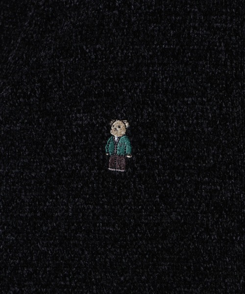 NANO universe(ナノユニバース)の「ナノベアモールニットカーディガン(カーディガン/ボレロ・メンズ・ブラック/ネイビー/グリーン・S/M/L)」の15枚目の写真