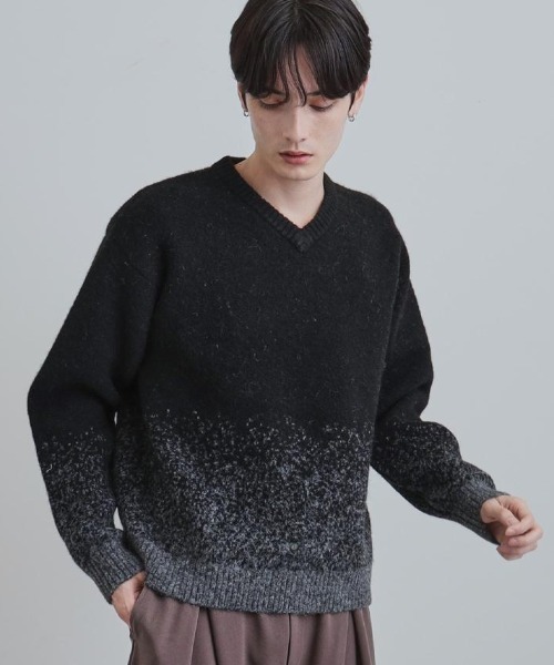 セール】ミスティーシャギーVネックニット（ニット/セーター）｜tk