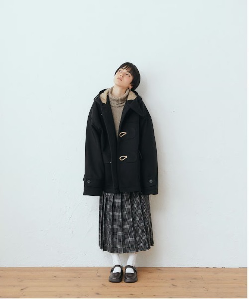 KALENO（カレノ）の「unisex / over duffel coat（ダッフルコート・レディース・ベージュ・FREE）」の5枚目の写真