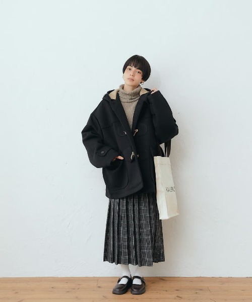 KALENO（カレノ）の「unisex / over duffel coat（ダッフルコート・レディース・ベージュ・FREE）」の7枚目の写真