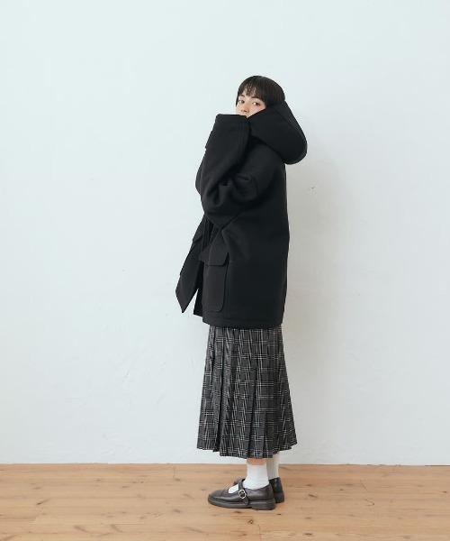 KALENO（カレノ）の「unisex / over duffel coat（ダッフルコート・レディース・ベージュ・FREE）」の8枚目の写真