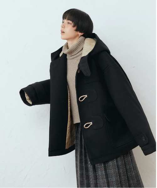 KALENO（カレノ）の「unisex / over duffel coat（ダッフルコート・レディース・ベージュ・FREE）」の9枚目の写真