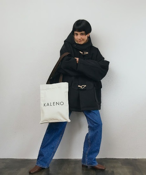 KALENO（カレノ）の「unisex / over duffel coat（ダッフルコート・レディース・ベージュ・FREE）」の13枚目の写真