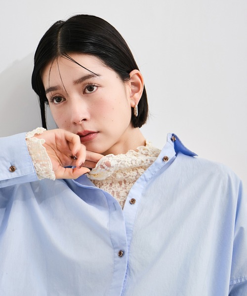 セール】ハイネックレーストップス（Tシャツ/カットソー）｜LE CERCLE