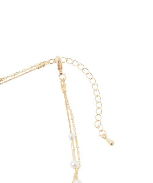 Green　Parks（グリーンパークス）の「every walk.2連パールパイプネックレス（ネックレス・レディース・ゴールド/シルバー・FREE）」の6枚目の写真