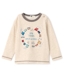 KP BOY | 電車刺シュウ 接結長袖Tシャツ(Tシャツ/カットソー)