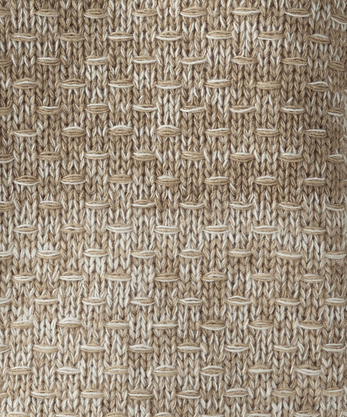 ONIGIRI(オニギリ)の「変形 鹿の子 グラデーション ニット(ニット/セーター・レディース・ベージュ/ネイビー・FREE)」の17枚目の写真