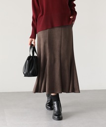 Green　Parks（グリーンパークス）の「なめらかタッチスウェード調マーメイドスカート（スカート・レディース）」