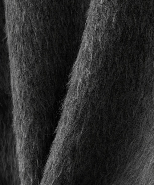 cussil（クシル）の「【cussil/クシル】ダブルジップパーカーシャギーショート丈ブルゾンジャケット（パーカー・メンズ・グレー/ブラック・S/L/M）」の18枚目の写真