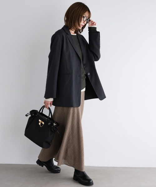 BABYLONE（バビロン）の「パイピングトート（トートバッグ・レディース・ブラウン/ブラック・フリー）」の4枚目の写真