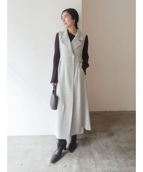 LAGUNAMOON ツイードメタルボタンテーラードジャンパースカート M ツイードメタルボタンテーラードジャンパースカート（ワンピース