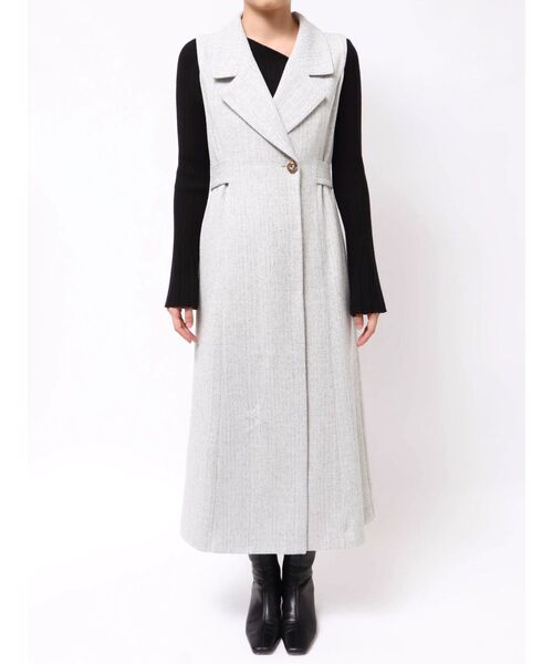 LAGUNAMOON ツイードメタルボタンテーラードジャンパースカート M ツイードメタルボタンテーラードジャンパースカート（ワンピース