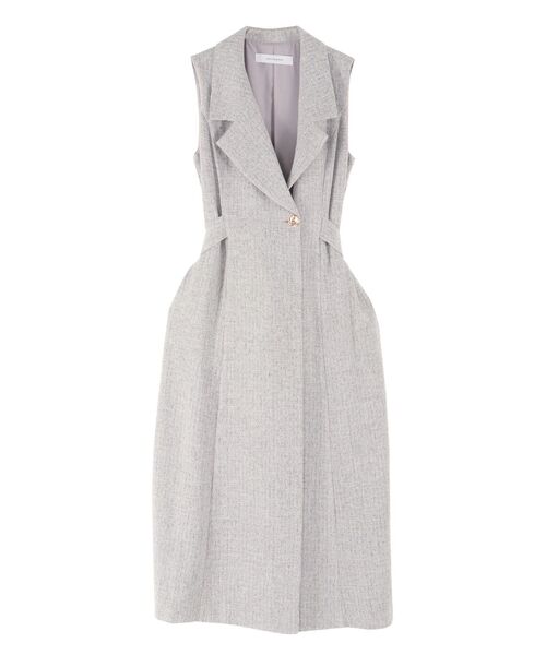 ツイードメタルボタンテーラードジャンパースカート（ワンピース
