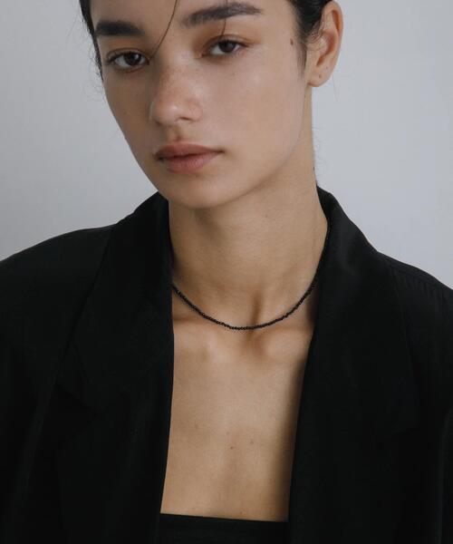 URBAN RESEARCH（アーバンリサーチ）の「decor『デコール』　Cut beads necklace（ネックレス・レディース・ブラック/レッド/ネイビー・-）」の5枚目の写真