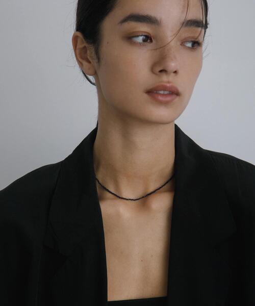 URBAN RESEARCH（アーバンリサーチ）の「decor『デコール』　Cut beads necklace（ネックレス・レディース・ブラック/レッド/ネイビー・-）」の6枚目の写真